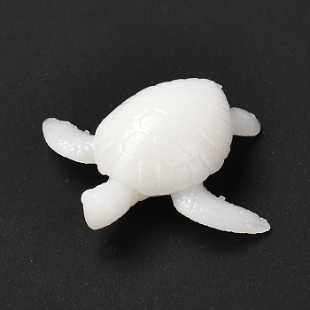 3D Resin Model, UV Resin Filler, Epoxy Resin Jewelry Making, Tortoise, White, 21x25x7mm