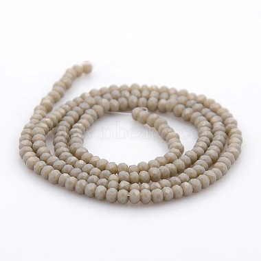 Imitation Jade Glass Faceted Rondelle Beads Strands(GLAA-A024A-02)-2