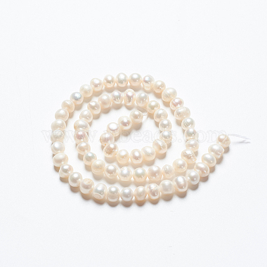 Natural Cultured Freshwater Pearl Beads Strands(A23WT011)-3