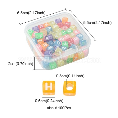 Transparent Acrylic Beads(MACR-YW0002-29)-4
