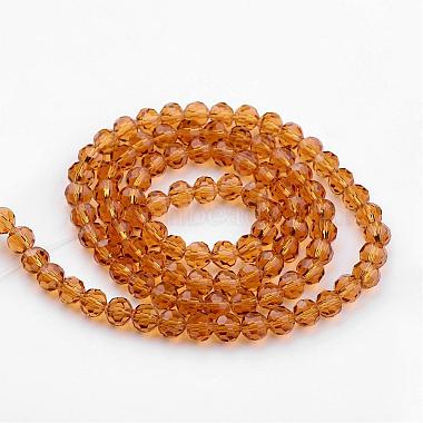 透明なガラスビーズストランド(GLAA-G013-4mm-65)-2