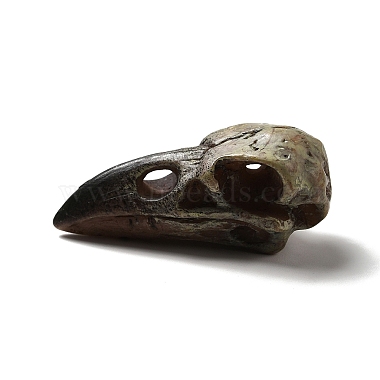 Ворона ворон птица череп смола украшение для дома(RESI-A018-01B)-4