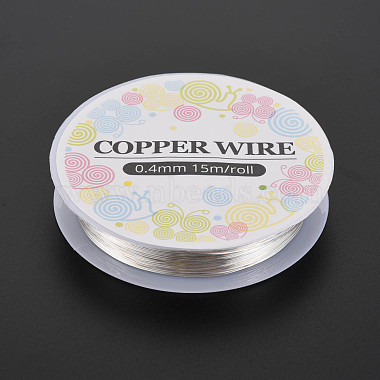 Round Copper Jewelry Wire(CW0.4mm006)-5