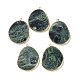 Natural Rhyolite Jasper Pendants(G-E526-09G)-1