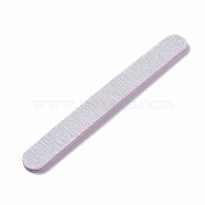 100/180 Grit Nail File, Double-sided Sponge Polish Strip, Burnishing Stick, Sandpaper Nail Buffer, Washable, Gray, 180x19x5mm(X-MRMJ-WH0059-25)