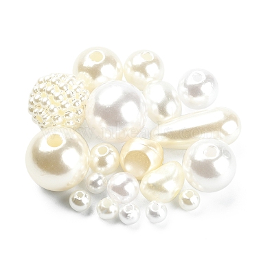 Perles d'imitation perles acryliques et perles d'imitation plastique ABS(DIY-FS0003-31)-3