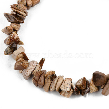 Эластичные браслеты унисекс с бусинами и яшмой с натуральным рисунком(BJEW-S143-29)-3