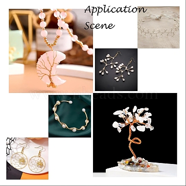 Round Copper Jewelry Wire(CWIR-S002-0.4mm-03)-5