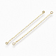 Brass Coreana Chain Links connectors(X-KK-S348-333)-1