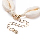 Natural Cowrie Shell Braided Beaded Bracelet for Women(BJEW-JB08036)-6