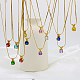 Real 18K Gold Plated Stainless Steel Pendant Necklaces(CP2918-1)-1