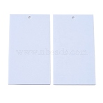 Customization Blank Acrylic Board, White, 88x50x2mm, Hole: 3mm(FIND-WH0064-75)
