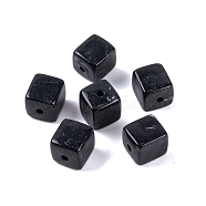 Acrylic Bead, Imitation Jade, Cube, Black, 9x8x8mm, Hole: 2mm, 833pcs/500g(OACR-H120-01L)