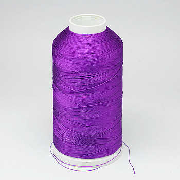 Nylon Thread, For Tassel Making, Dark Orchid, 0.3mm, about 1093.61 yards(1000m)/roll