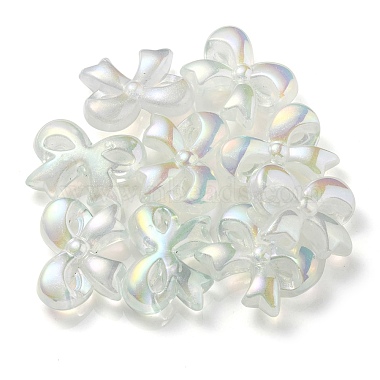 UV Plating Luminous Transparent Acrylic Beads(OACR-P010-07B)-3