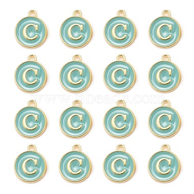 Golden Plated Alloy Enamel Charms(ENAM-S118-05C)-2