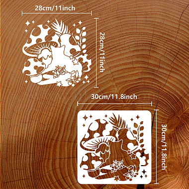 PET Hollow Out Drawing Painting Stencils(DIY-WH0391-0318)-2