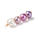 Glass Pearl Round Beads Pendants(PALLOY-JF01879)-5