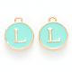 Golden Plated Alloy Enamel Charms(ENAM-S118-05L)-1