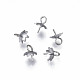 304 Stainless Steel Cup Peg Bails Pendants(STAS-S057-55)-1