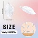 100Pcs Baking Paint ABS Plastic Pendants(KY-SZ0001-59)-2