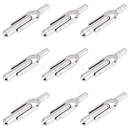 ARRICRAFT 10Pcs 304 Stainless Steel Cuffinks, Stainless Steel Color, 28x7mm(STAS-AR0001-48)