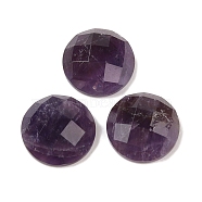 Natural Amethyst Cabochons, Half Round/Dome, Faceted, 16x5.5~6mm(G-C146-03G)