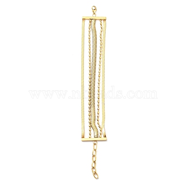 304 Stainless Steel Chains Multi-strand Bracelet for Women(BJEW-G674-01B-G)-3