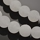 Jade blanc naturel perles rondes brins(G-D662-6mm)-1