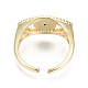 Brass Micro Pave Clear Cubic Zirconia Cuff Rings(RJEW-T016-20G-NF)-3