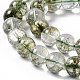 K9 Glass Imitation Green Lodolite Quartz/Garden Quartz Beads Strand(GLAA-G086-02B)-4