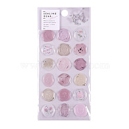 PVC Adhesive Wax Seal Stickers Set, for Party Favors Invitations Greeting Cards, Flamingo, 200x95mm(PW-WG10822-01)