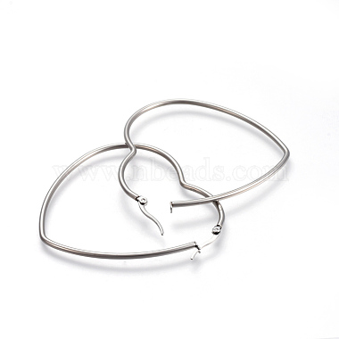 201 Stainless Steel Hoop Earrings(X-EJEW-A052-11B)-2
