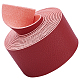 tissu en cuir pu tissu litchi uni(AJEW-WH0034-89C-04)-1