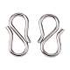 Tarnish Resistant 304 Stainless Steel S-Hook Clasps(STAS-R083-11)-1