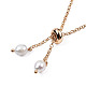 Bracelet coulissant tressé en perles naturelles et verre(BJEW-N018-01C)-2