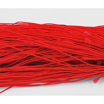 Elastic Cord, Red, about 1mm thick, about 25.15~27.34 yards(23~25m)/bundle