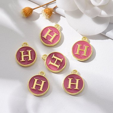 Golden Plated Alloy Enamel Charms(X-ENAM-S118-08H)-5