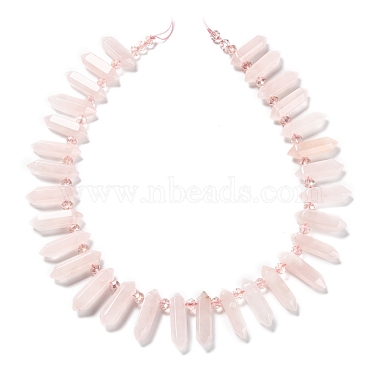 Natural Rose Quartz Beads Strands(G-H247-04)-3