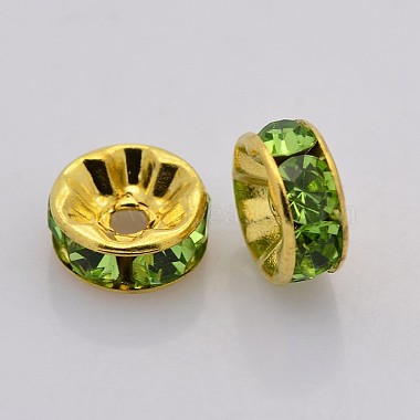 Brass Rhinestone Spacer Beads(RB-A014-Z8mm-07G)-2