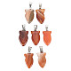 Natural Banded Agate/Striped Agate Pendants(G-N326-128-A04)-1