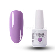15ml Special Nail Gel, for Nail Art Stamping Print, Varnish Manicure Starter Kit, Plum, Bottle: 34x80mm(MRMJ-P006-A021)
