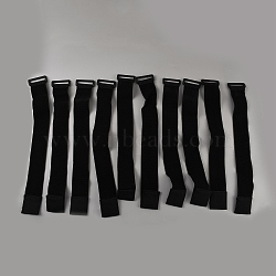 Nylon with Polyester Elastic Straps, Sports Training Equipment, Black, 435~443x50~53x6.5~7mm, Inner Diameter: 8.5~9.5x49.5mm(DIY-WH0899-691)