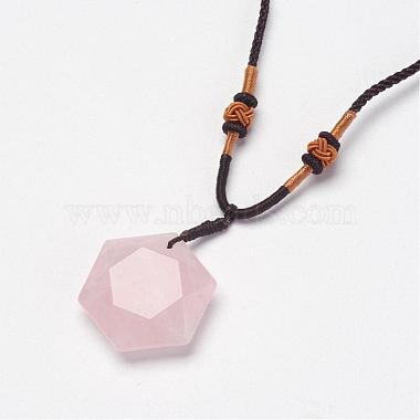 Natural & Synthetic Mixed Stone Pendant Necklaces(NJEW-P157)-3