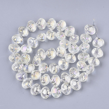 Chapelets de perles en verre galvanoplastique(X-EGLA-S189-003B-01)-2