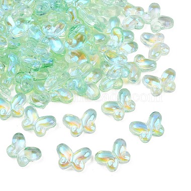ab farbig plattierte transparente Glasperlen(GLAA-Z020-01D)-1