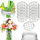 15Pcs Galvanized Iron Mason Jar Flower Frog Lid(AJEW-GF0007-42)-6