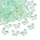 ab farbig plattierte transparente Glasperlen(GLAA-Z020-01D)-1