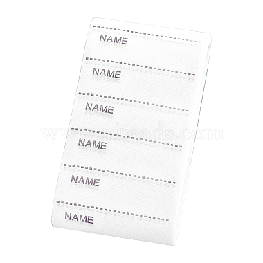 White Polyester Clothing Labels