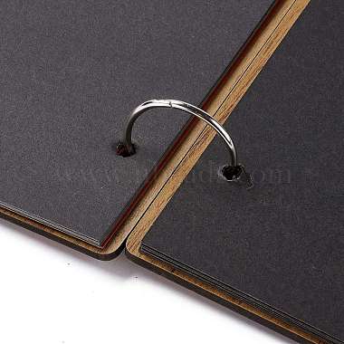 6 Inch Wooden Loose-leaf Scrapbooking Photo Album(DIY-A036-01B)-6